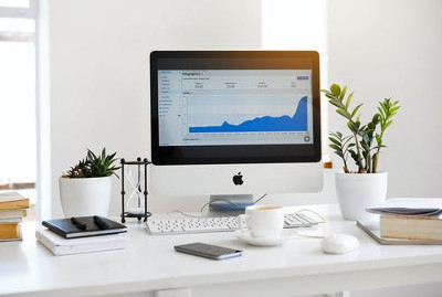 Online marketing analytics on computer